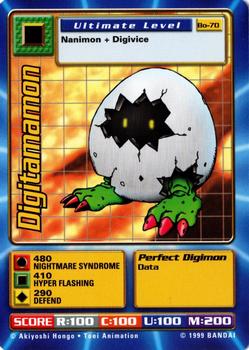 1999 Digimon Series 2 Booster #Bo-70 Digitamamon Front