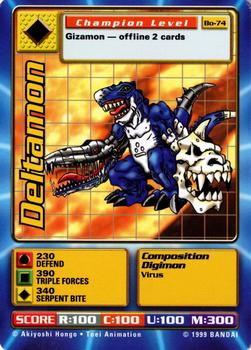 1999 Digimon Series 2 Booster #Bo-74 Deltamon Front