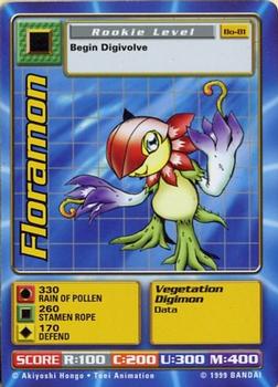 1999 Digimon Series 2 Booster #Bo-81 Floramon Front