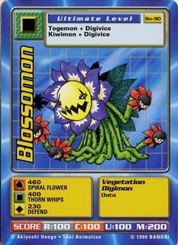 1999 Digimon Series 2 Booster #Bo-90 Blossomon Front