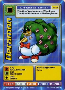 1999 Digimon Series 2 Booster #Bo-91 Deramon Front