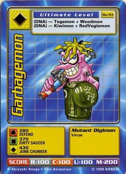 1999 Digimon Series 2 Booster #Bo-93 Garbagemon Front