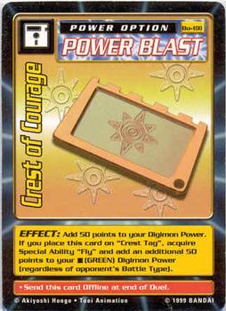 1999 Digimon Series 2 Booster #Bo-100 Crest of Courage Front
