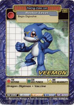 2000 Digimon Series 3 Booster #Bo-109 Veemon Front