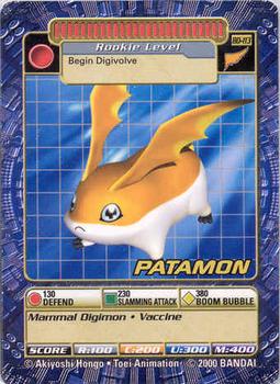 2000 Digimon Series 3 Booster #Bo-113 Patamon Front