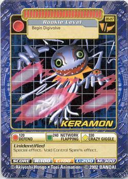 2002 Digimon Series 5 Booster #Bo-217 Keramon Front