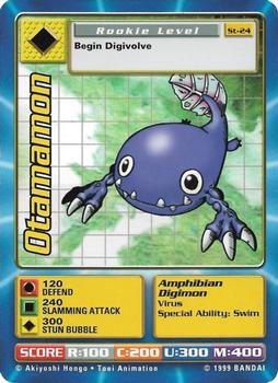 1999 Digimon: Digi-Battle CCG Series 1 Starter Set #St-24 Otamamon Front