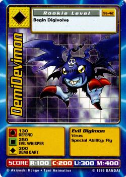 1999 Digimon: Digi-Battle CCG Series 1 Starter Set #St-42 DemiDevimon Front