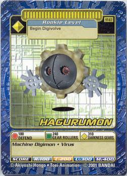 2001 Digimon Battle Street Starter Sets 1 & 2 #St-63 Hagurumon Front