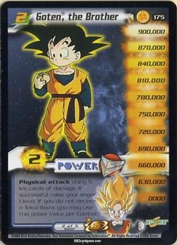 2002 Score Dragon Ball Z World Games Saga #175 Goten, the Brother Front