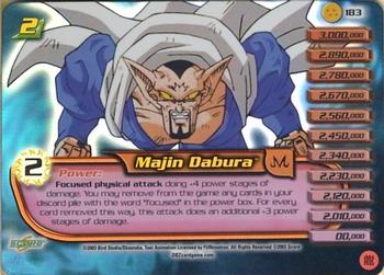 2003 Score Dragon Ball Z Buu Saga #183 Majin Dabura Front