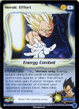 2003 Score Dragon Ball Z Fusion Saga #9 Heroic Effort Front
