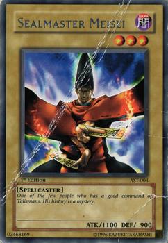 2004 Yu-Gi-Oh! Ancient Sanctuary North American 1st Edition #AST-003 Sealmaster Meisei Front