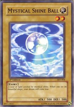 2004 Yu-Gi-Oh! Ancient Sanctuary North American 1st Edition #AST-004 Mystical Shine Ball Front