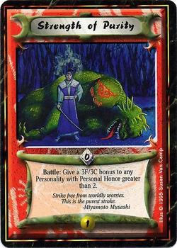 1995 Legend of the Five Rings: Imperial Edition #NNO Strength of Purity Front