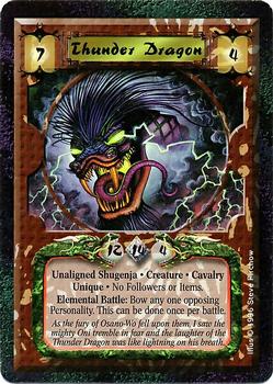 1996 Legend of the Five: Shadowlands #NNO Thunder Dragon Front