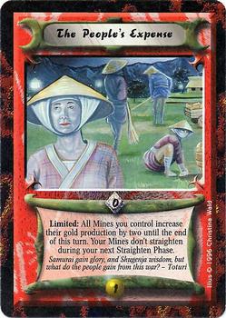 1996 Legend of the Five Rings: Forbidden Knowledge #NNO The People’s Expense Front