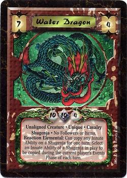 1997 Legend of the Five Rings: Obsidian Edition #NNO Water Dragon Front