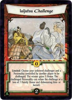 1999 Legend of the 5 Rings: Pearl Edition #NNO Iaijutsu Challenge Front