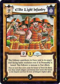1999 Legend of the 5 Rings: Pearl Edition #NNO Elite Light Infantry Front