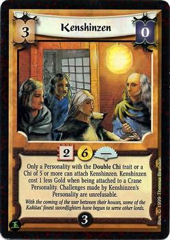 1999 Legend of the 5 Rings: Honor Bound #NNO Kenshinzen Front