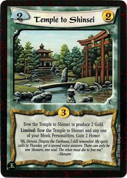 1999 Legend of the 5 Rings: Honor Bound #NNO Temple to Shinsei Front