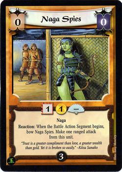 1999 Legend of the 5 Rings: Ambition's Debt #NNO Naga Spies Front