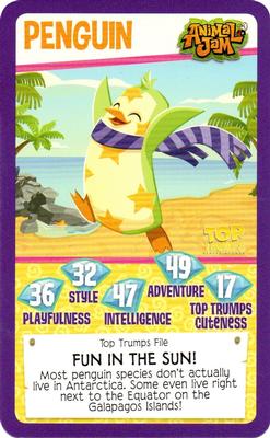 2017 Top Trumps Animal Jam #NNO Penguin Front