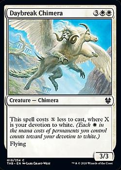 2020 Magic The Gathering Theros Beyond Death #010 Daybreak Chimera Front