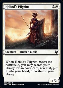 2020 Magic The Gathering Theros Beyond Death #020 Heliod's Pilgrim Front