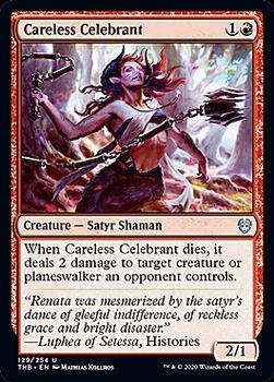 2020 Magic The Gathering Theros Beyond Death #129 Careless Celebrant Front