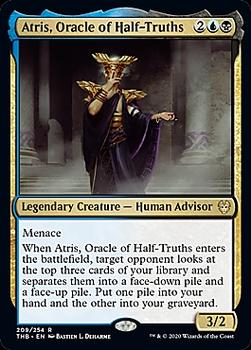 2020 Magic The Gathering Theros Beyond Death #209 Atris, Oracle of Half-Truths Front