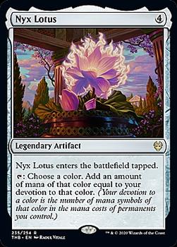 2020 Magic The Gathering Theros Beyond Death #235 Nyx Lotus Front