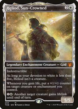 2020 Magic The Gathering Theros Beyond Death #259 Heliod, Sun-Crowned Front
