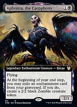2020 Magic The Gathering Theros Beyond Death #311 Aphemia, the Cacophony Front