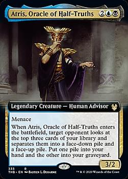 2020 Magic The Gathering Theros Beyond Death #333 Atris, Oracle of Half-Truths Front