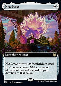 2020 Magic The Gathering Theros Beyond Death #344 Nyx Lotus Front