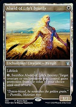 2020 Magic The Gathering Theros Beyond Death #353 Alseid of Life's Bounty Front