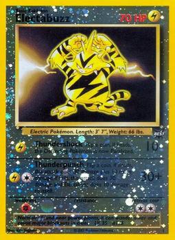 2002 Pokemon Best Of Game #1 Electabuzz Front