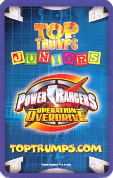 2008 Top Trumps Juniors Power Rangers Operation Overdrive #NNO Will Aston Back