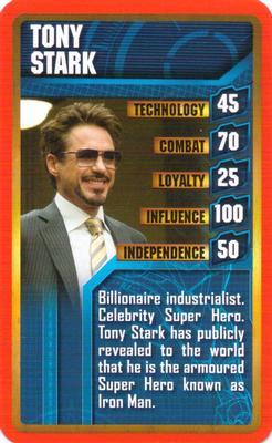 2009 Top Trumps Specials Iron Man 2 #NNO Tony Stark Front