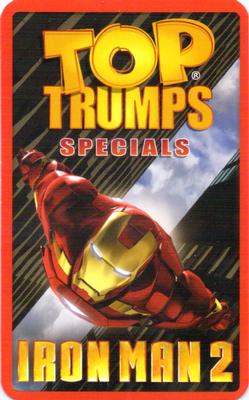 2009 Top Trumps Specials Iron Man 2 #NNO Mark VI Armour Back