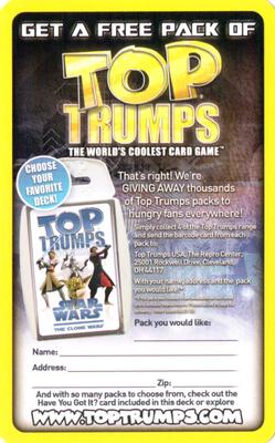 2010 Top Trumps Transformers Revenge of the Fallen #NNO Ad Card Front