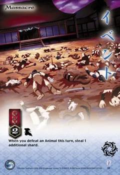 2005 Score InuYasha TCG: Jaki #33 Massacre Front