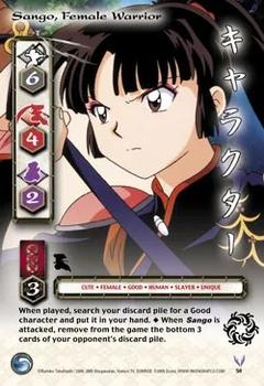 2005 Score InuYasha TCG: Jaki #58 Sango, Female Warrior Front