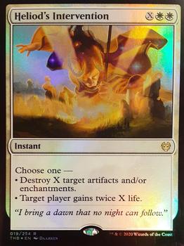 2020 Magic The Gathering Theros Beyond Death - Foil #019 Heliod's Intervention Front