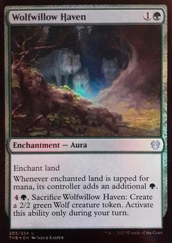 2020 Magic The Gathering Theros Beyond Death - Foil #205 Wolfwillow Haven Front