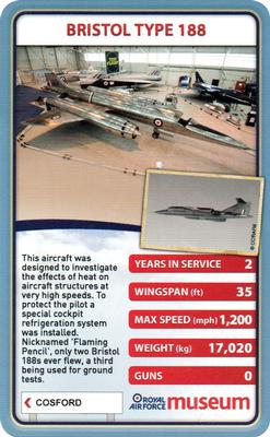 2013 Top Trumps Royal Air Force Museum #NNO Bristol Type 188 Front