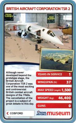 2013 Top Trumps Royal Air Force Museum #NNO British Aircraft Corporation TSR 2 Front