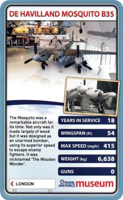 2013 Top Trumps Royal Air Force Museum #NNO De Havilland Mosquito B35 Front